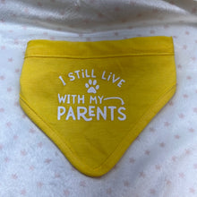 Load image into Gallery viewer, Bandanna &quot;I still live with my Parents&quot;

