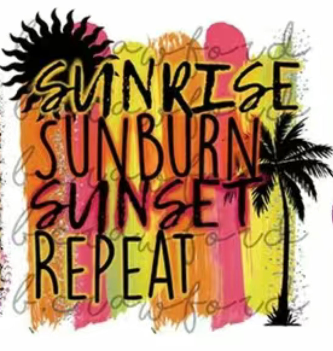 T - Shirt Sunrise Sunburn