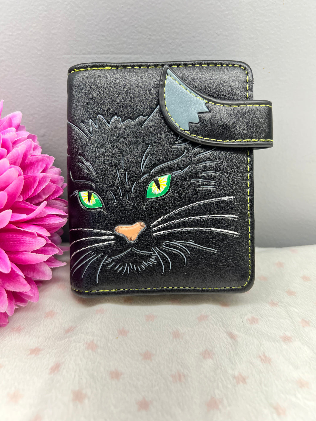 Small Women’s Wallet - Fluffy Cat