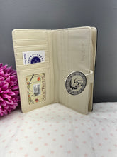 Load image into Gallery viewer, Large Women’s Wallet - Wild Horses Cream
