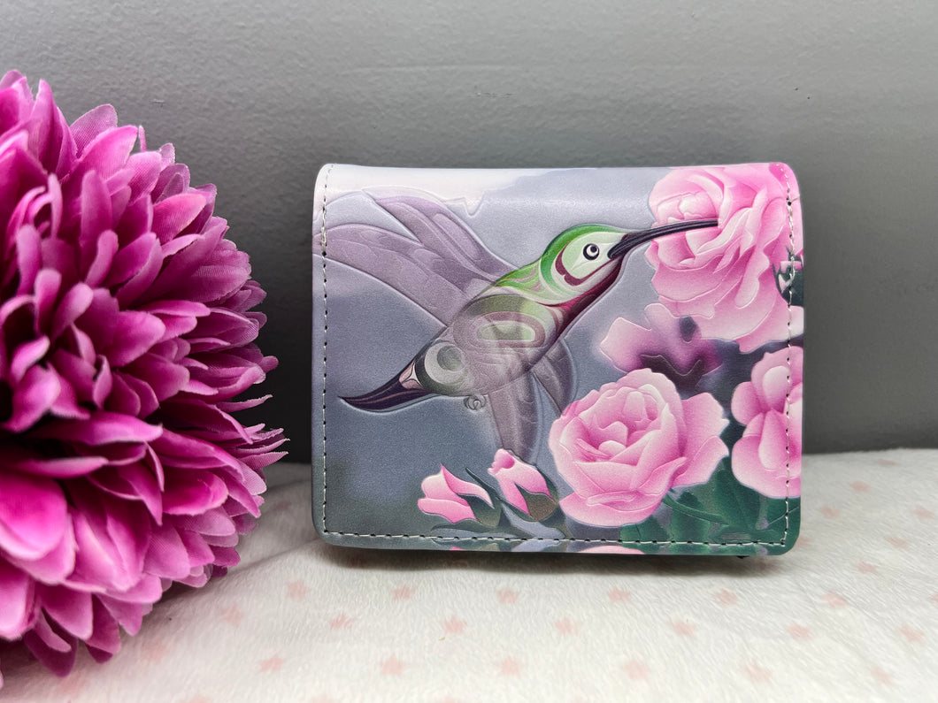 Small Women’s Wallet - Indigenous Hummingbird