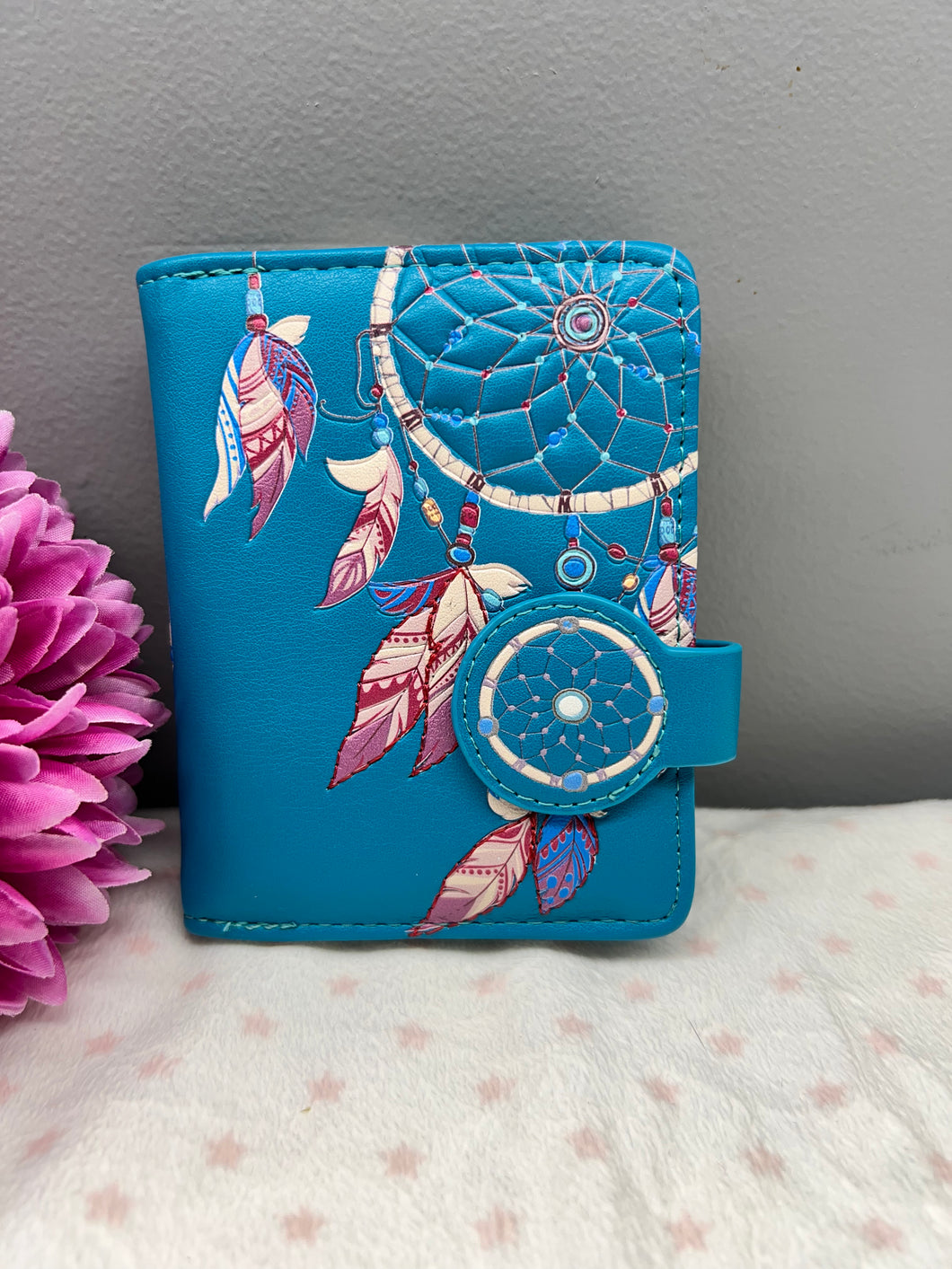 Small Women’s Wallet - Dreamcatcher Teal