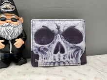 Load image into Gallery viewer, Mens Wallet - Skull Portrait
