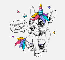 Load image into Gallery viewer, T - Shirt Unicorn Frenchie
