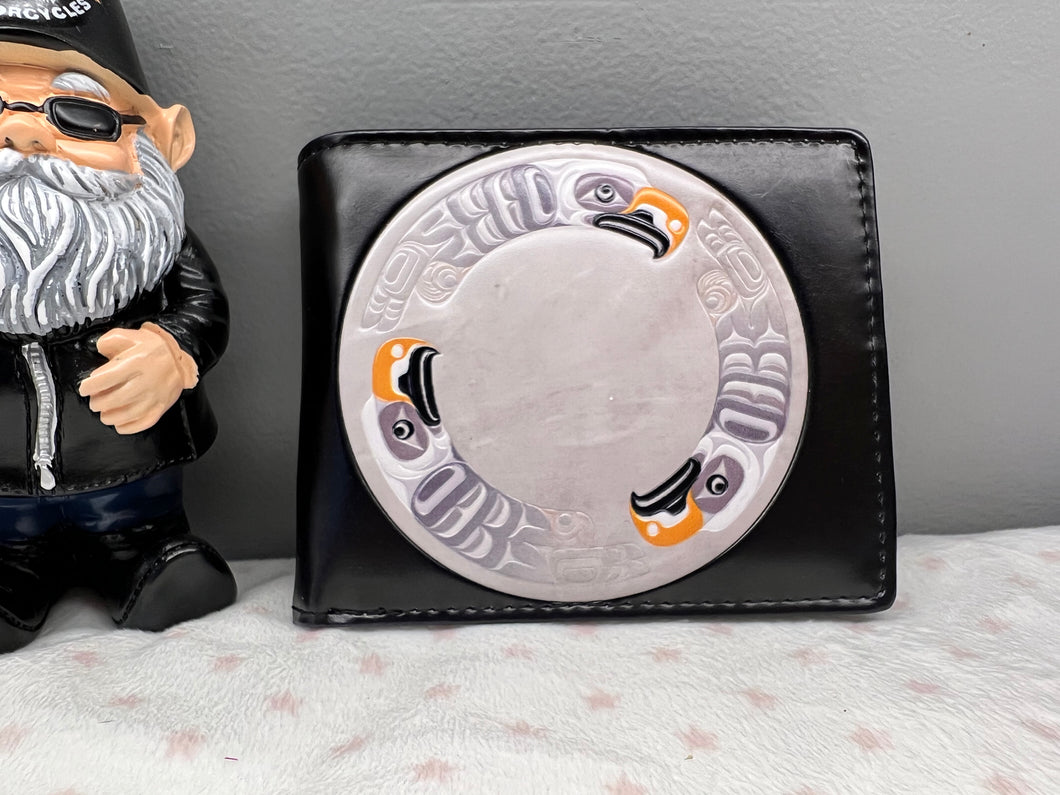 Mens Wallet - Indigenous Eagle Drum