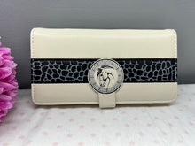 Load image into Gallery viewer, Large Women’s Wallet - Wild Horses Cream
