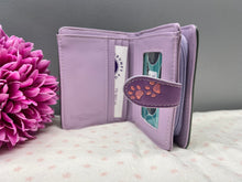 Load image into Gallery viewer, Small Women’s Wallet - Puppy Love Purple
