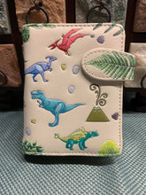 Load image into Gallery viewer, Small Women’s Wallet - Dinosaurs
