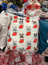 Load image into Gallery viewer, Pillow Case - Frenchies in Stockings
