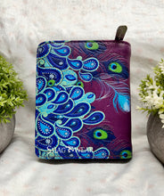Load image into Gallery viewer, Small Women’s Wallet - Peacock Maroon

