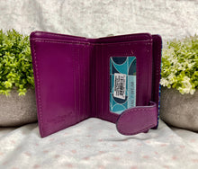Load image into Gallery viewer, Small Women’s Wallet - Peacock Maroon
