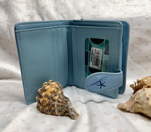 Load image into Gallery viewer, Small Women’s Wallet - Whales Blue
