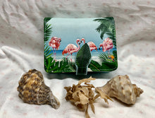 Load image into Gallery viewer, Small Women’s Wallet - Flamingo Blue
