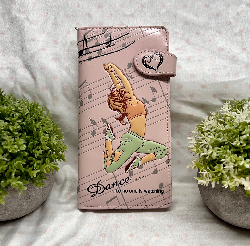 Large Women’s Wallet - Dance Pink
