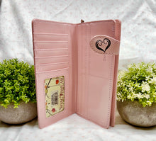 Load image into Gallery viewer, Large Women’s Wallet - Dance Pink
