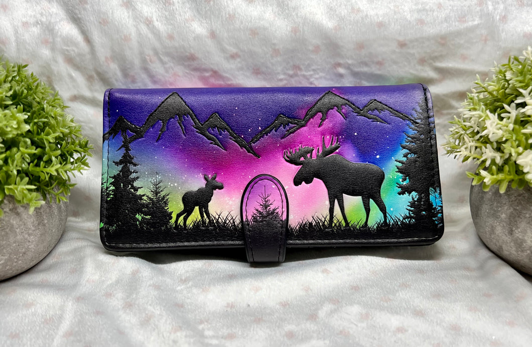 Large Women's Wallet - Moose