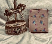 Load image into Gallery viewer, Small Women’s Wallet - Unicorns Pink
