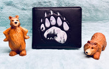 Load image into Gallery viewer, Mens Wallet - Bear Paw Black
