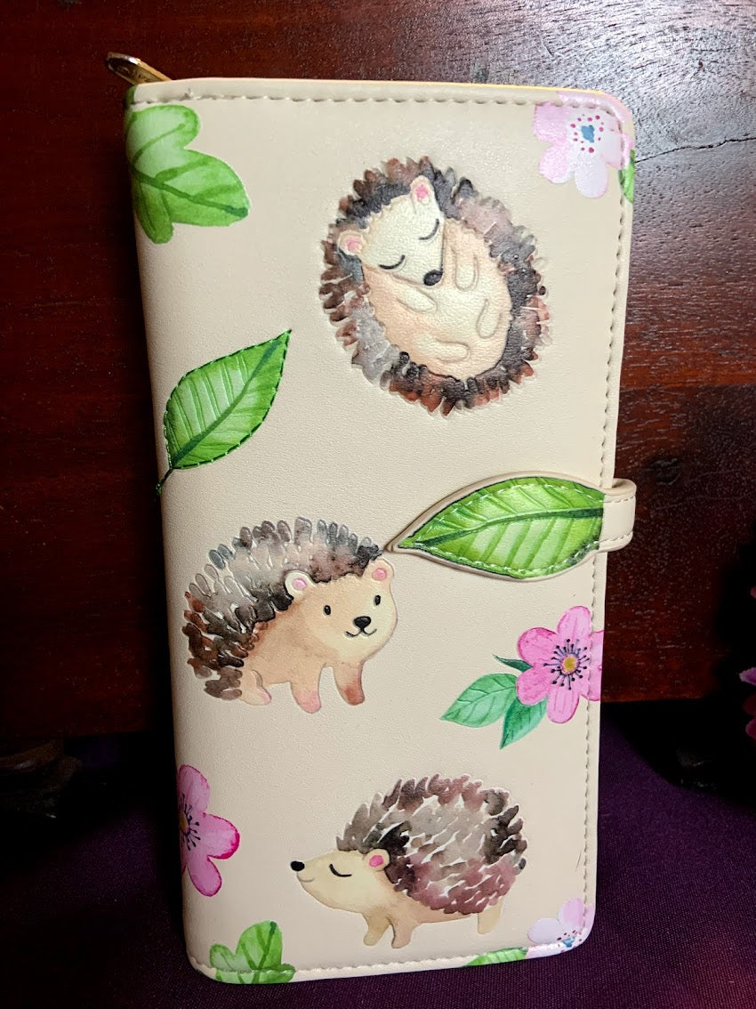 Large Women’s Wallet - Hedge Hog