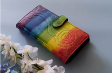 Load image into Gallery viewer, Large Women&#39;s Wallet - Chakra
