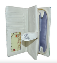 Load image into Gallery viewer, Large Women&#39;s Wallet - Sea Horse White
