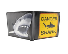 Load image into Gallery viewer, Mens Wallet -Great White Shark

