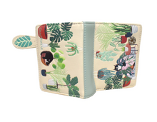 Load image into Gallery viewer, Small Women’s Wallet - Cats Plant Life Cream
