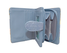 Load image into Gallery viewer, Small Women’s Wallet - Sunflowers Blue
