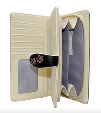 Load image into Gallery viewer, Large Women’s Wallet - Puppy Love Cream
