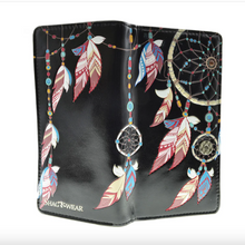 Load image into Gallery viewer, Large Women’s Wallet - Dream Catcher Black
