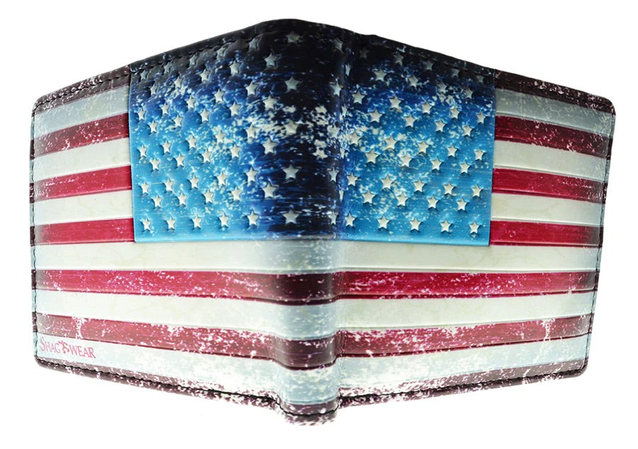 Mens Wallet - American Flag
