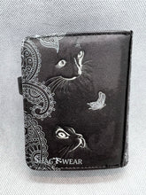 Load image into Gallery viewer, Small Women’s Wallet - Shadow Cats Black
