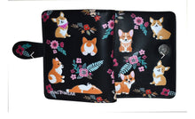 Load image into Gallery viewer, Small Women’s Wallet - Corgi Black
